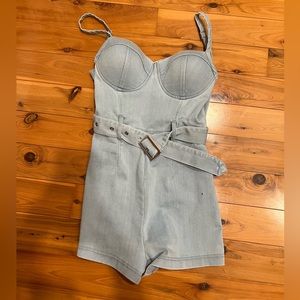 Denim jumpsuit/romper